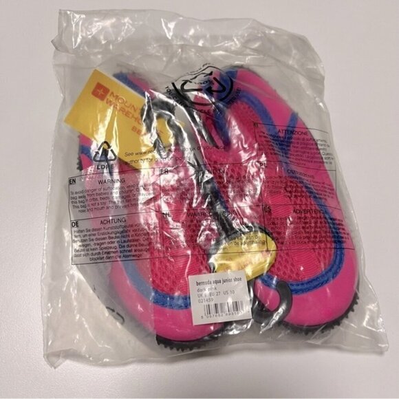 🩷 Mountain Warehouse - Kids Bermuda Junior Aqua Shoe - Dark Pink. Size:10 US.NWT - Picture 2 of 6
